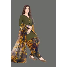anirav Unstitched Crepe Salwar Suit Material Printed-picture-19