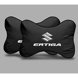 ANITA CORPORATION Car Company Logo Neck Headrest Pillow Compatible with Maruti Suzuki Ertiga, Pain Relief, Cervical Neck Support Pillow, 22 x 16 cm, 2 Pieces, Black-picture-32