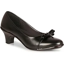 anita sarees Women's Formal Pumps Heels | Stylish & Comfortable Heel Shoes for Office, Party & Casual Wear | Slip-On Fashion Pumps for Women & Girls-picture-18