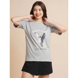 ANJIR Women Printed Pockets T-shirt-picture-27