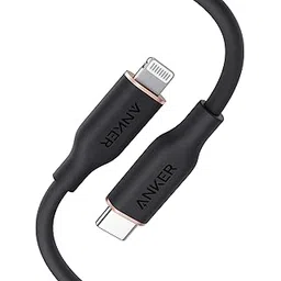 Anker MFi Certified Type C to Lightning 100W Powerline III Flow Cable, 3ft Black, Super Fast iPhone Charging Cable (50% Charge in 30 mins), 25X More Durable, Data Sync Compatibility & Power Delivery-image-30