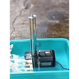 ANMSALES 1'' Stainless Steel Mushroom Nozzle, SS304 Balloon For Fountain Garden Pond Etc. Fountain Nozzle For Garden. 11'' Long Stainless Steel Umbrella Nozzle.-picture-22