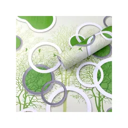 ANNA CREATIONS Green & White Printed Decorative Wallpaper-picture-20