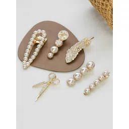 ANNA CREATIONS Women Set of 11 Embellished Alligator Hair Clip-picture-33