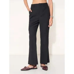 Annabelle By Pantaloons Black Flared Fit Trousers-picture-22