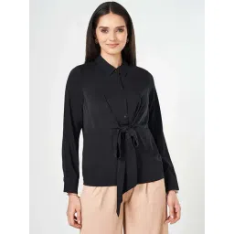Annabelle by Pantaloons Black Plain Top-picture-13