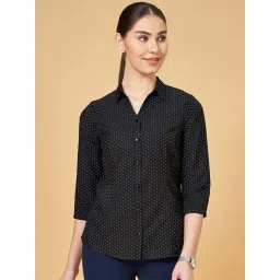 Annabelle by Pantaloons Black Polka Dots Shirt-picture-35