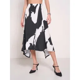 Annabelle by Pantaloons Black Printed Skirt-picture-29