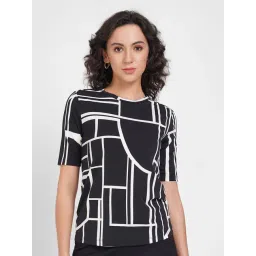 Annabelle By Pantaloons Black Regular Fit Printed T-Shirt-picture-34