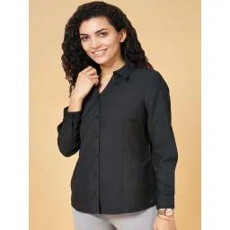 Annabelle by Pantaloons Black Regular Fit Shirt-picture-34