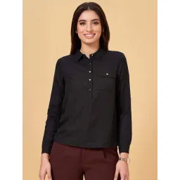 Annabelle by Pantaloons Black Regular Fit Shirt-picture-44