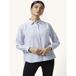 Annabelle by Pantaloons Blue Printed Shirt-picture-25