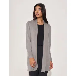 Annabelle By Pantaloons Grey Regular Fit Shrug-picture-36