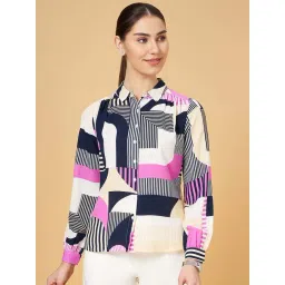 Annabelle by Pantaloons Multicolored Printed Shirt-picture-27