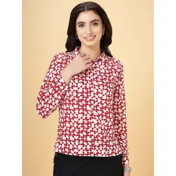 Annabelle by Pantaloons Red Printed Shirt-picture-18