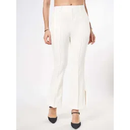 Annabelle by Pantaloons White Plain Pants-picture-36