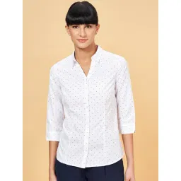 Annabelle by Pantaloons White Printed Shirt-picture-21