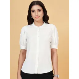 Annabelle by Pantaloons White Regular Fit Shirt-picture-25