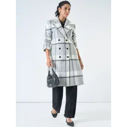 Annabelle by Pantaloons Women Checked Tailored Jacket-picture-13