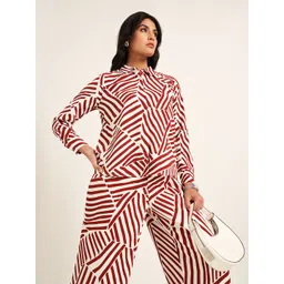 Annabelle by Pantaloons Women Geometric Printed Shirt Style Top-picture-34