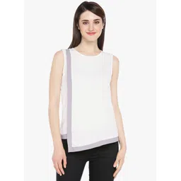 Annabelle by Pantaloons Women Off-White Solid Blouson Top-picture-26