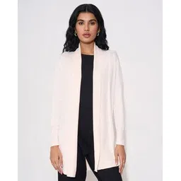 annabelle by pantaloons Women Regular Fit Front-Open Shrug-picture-14