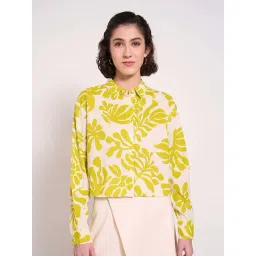 Annabelle by Pantaloons Yellow Printed Shirt-picture-14