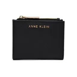 Anne Klein Black Casual Faux Leather Bi-Fold Wallet for Women-picture-22
