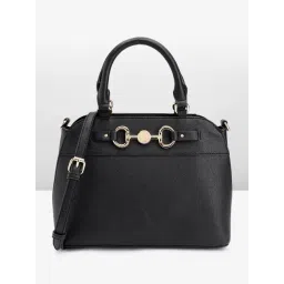 Anne Klein Black Solid Handbag-picture-42