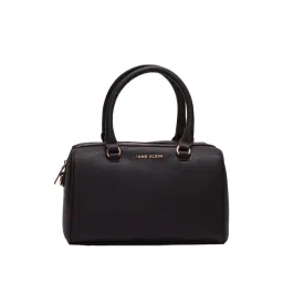 Anne Klein Black Solid Handbag with Pouch-picture-31