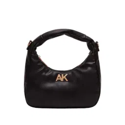 Anne Klein Black Solid Hobo Handbag-picture-29