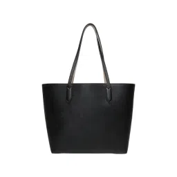 Anne Klein Black Solid Tote Handbag with Sling-picture-13