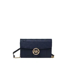 Anne Klein Blue Textured Sling Handbag-picture-47