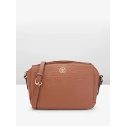 Anne Klein Brown Textured Sling Handbag-picture-28