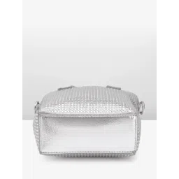 Anne Klein Silver Embellished Handbag image 4