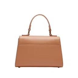 Anne Klein Tan Solid Satchel Handbag image 2