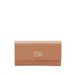 Anne Klein Tan Solid Wallet For Women-picture-19
