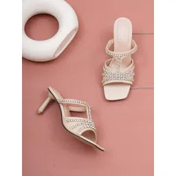 Anngiri Women Embellished Slim Heeled Sandals-picture-37