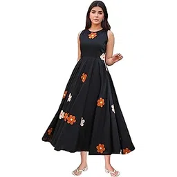 anni designer Dress for Women Stylish | One Piece Dress for Women Long | Indo-Western Ethnic Gown | Sleeveless|Stylish & Comfortable, Perfect for Every Occasion-picture-45