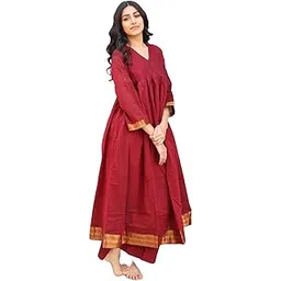 anni designer Women's Rayon Viscose Solid Regular Kurta with Palazzo-picture-45