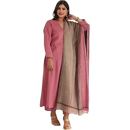 anni designer Women's Rayon Viscose Straight Solid Kurta with Pant & Dupatta-picture-25