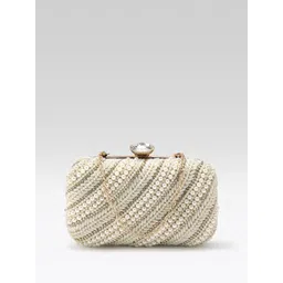 Anouk Bead Embellished Party Box Clutch-picture-39