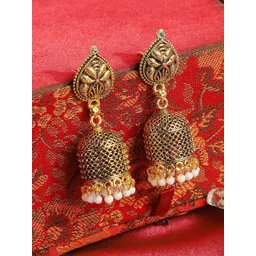 Anouk Contemporary Jhumkas Earrings-image-36