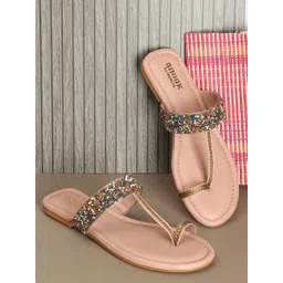 Anouk Embellished One Toe Flats-picture-20