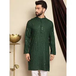 Anouk Ethnic Motifs Embroidered Thread Work Kurta-picture-25
