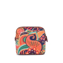 Anouk Ethnic Motifs Printed Structured Canvas Sling Bag-picture-24