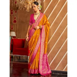 Anouk Ethnic Motifs Zari Patola Saree-picture-36