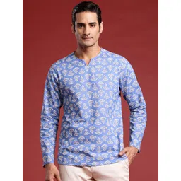 Anouk Floral Printed Pure Cotton Kurta-image-19