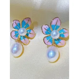 Anouk Floral Studs Earrings-picture-24