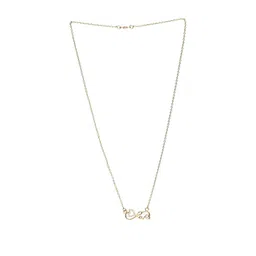 Anouk Gold-Plated American Diamond Brass Chain image 3